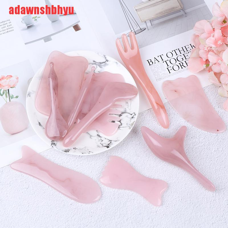 Bảng GuaSha Mát Xa Mặt Bằng Nhựa Tổng Hợp Tự Nhiên