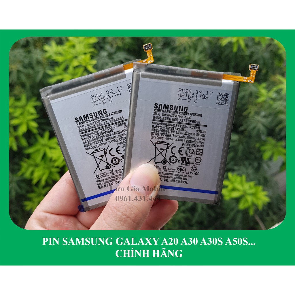 PIN SAMSUNG GALAXY A20 A30 A50 A30S A50S... CHÍNH HÃNG | Phát hiện fake đền 10 lần giá trị sản phẩm