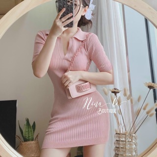 ĐẦM BODY LEN CỔ BẺ (KÈM VIDEO HÌNH THẬT)