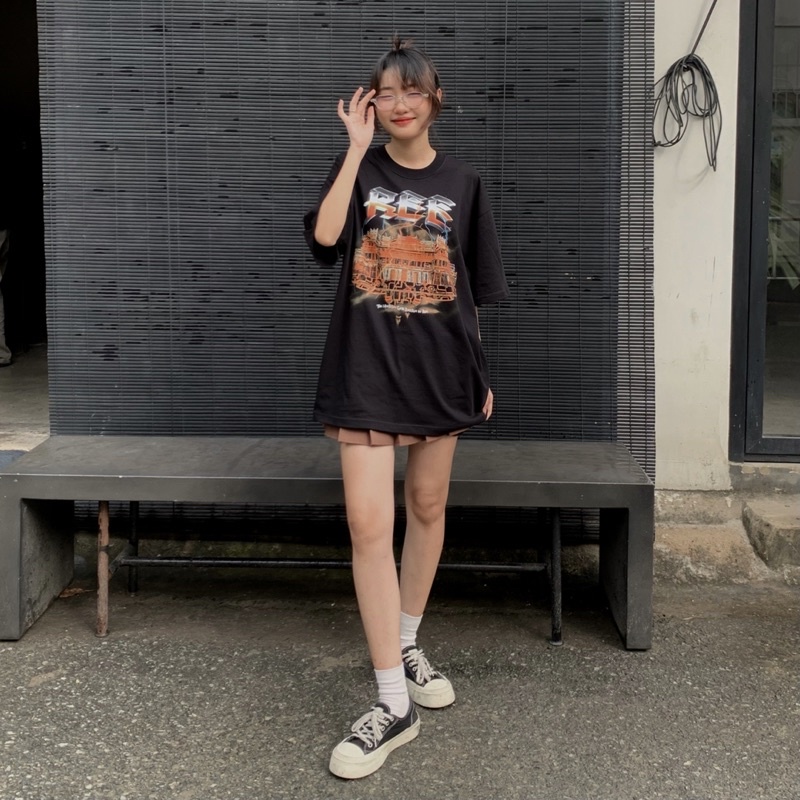 LOCAL BRAND REE - ÁO THUN THE MERIDIAN GATE MÀU ĐEN