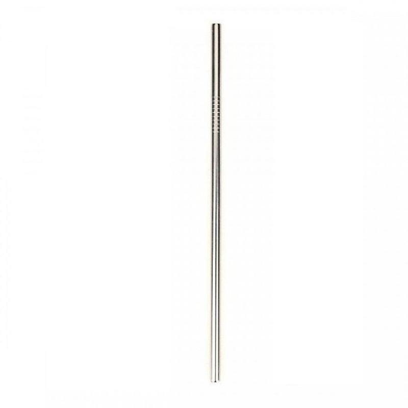 Ống hút inox 304 siêu bền tái sử dụng nhiều lần dài 21,5cm