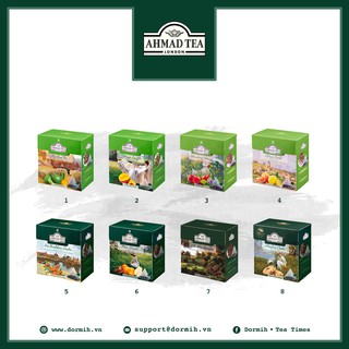 Ahmad Dessert Collection - BST Trà tráng miệng, hộp 20 túi lọc kim tự tháp