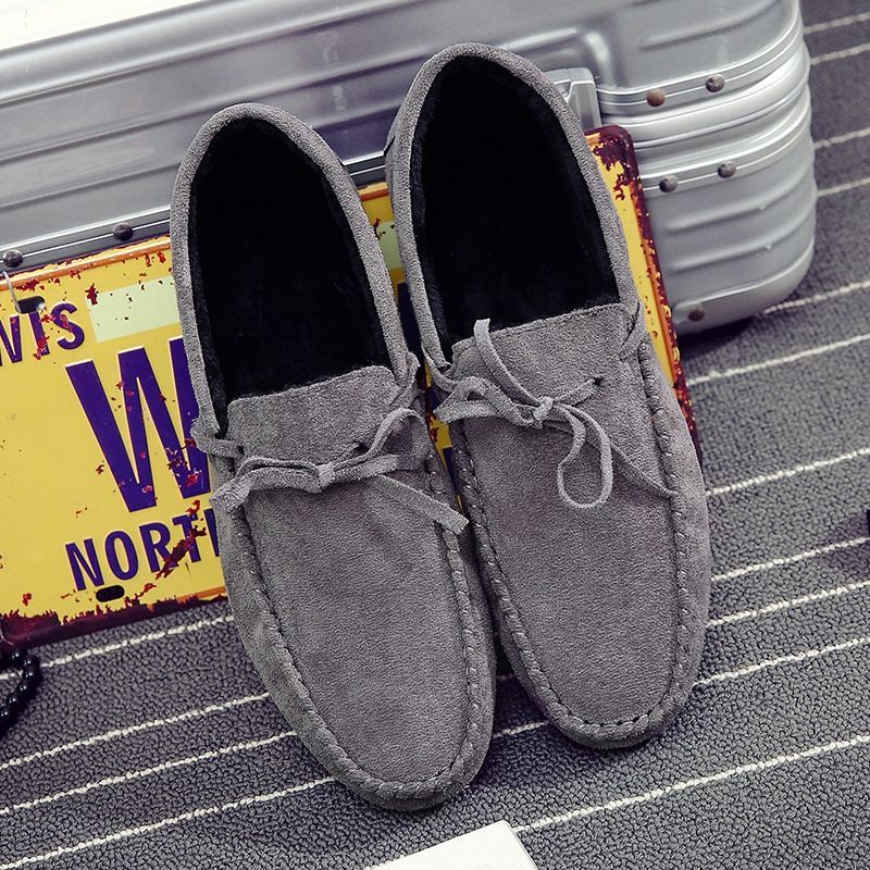 Giày Lười Da Phong Cách Hàn Quốc Thời Trang Cho Nam