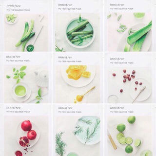Mặt Nạ Giấy Innisfree It’s Real Squeeze(Mẫu mới)