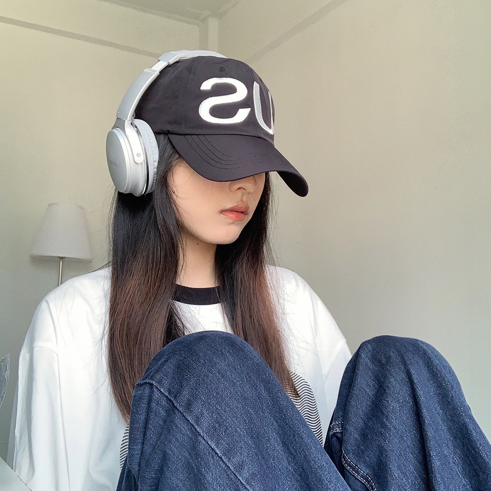 Mũ Lưỡi Trai Thêu Hình Cô Gái Cá Tính Nhanh Khô