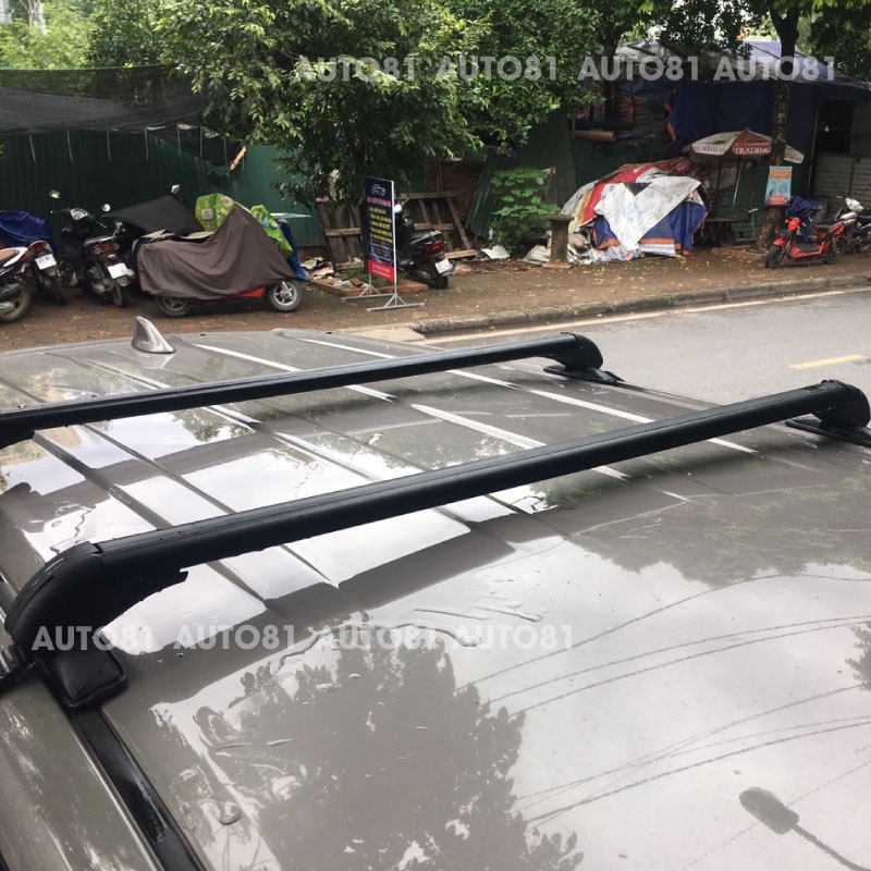 Thanh giá nóc xe ô tô, baga nóc ô tô bộ 2 thanh nóc ngang cho xe hơi không có thanh nóc dọc kiểu C