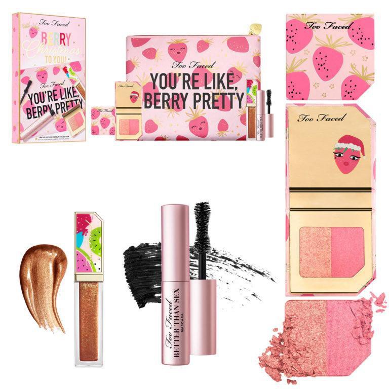 Too Faced - Set Trang Điểm 3 Món Too Faced Limited Edition Makeup Collection - Berry Christmas To You