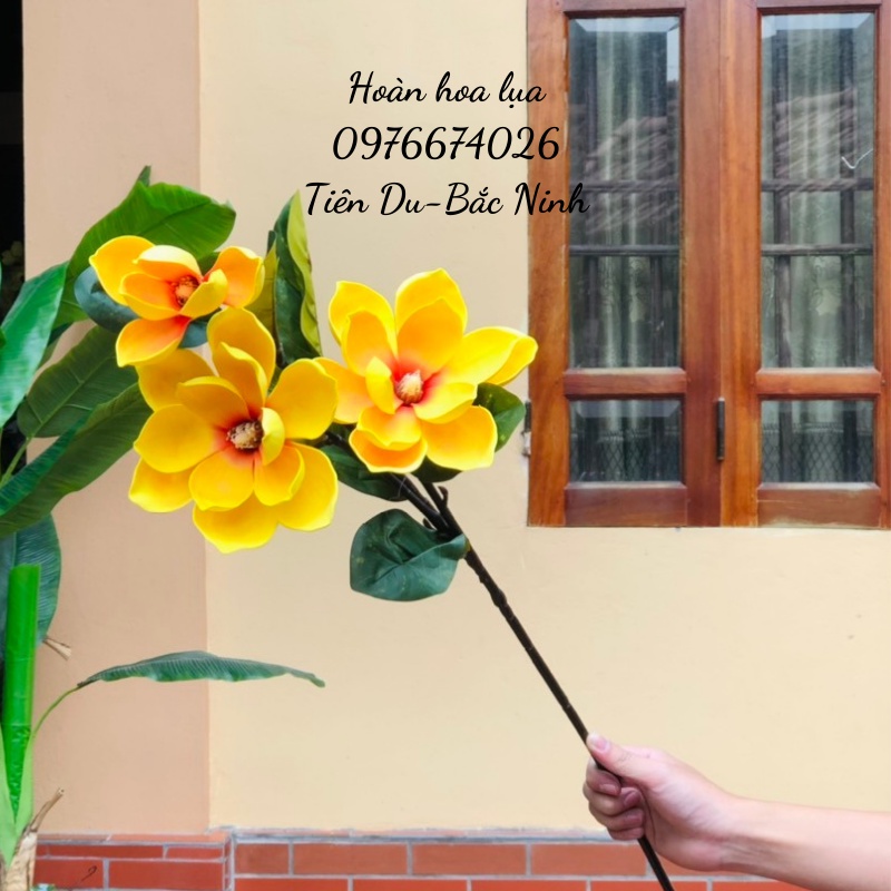 Hoa mộc lan 3 bông cao cấp nhập khẩu hàng loại 1 cam kết chất lượng