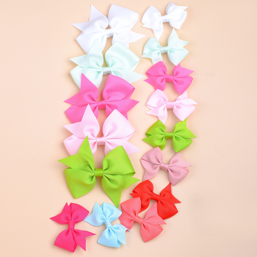 Kẹp tóc KIDSBOWS hình nơ nhiều màu dễ thương cho bé gái