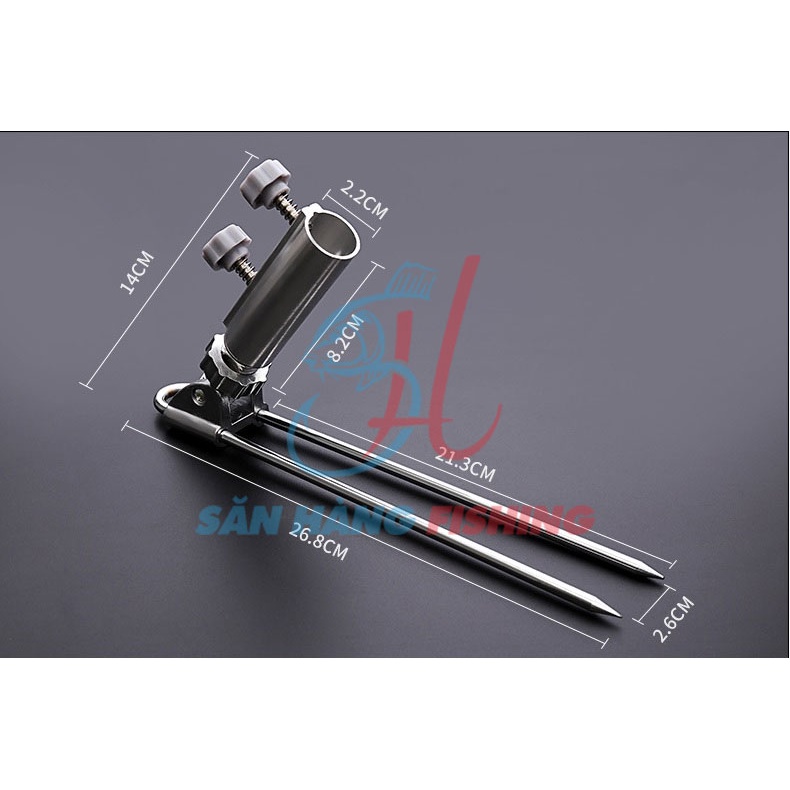 Chân Cắm Đất Gác Cần Câu Đài loại 2-  Chống Cần Câu Đài, dùng để cắm đất hoặc cắm ghế câu cá