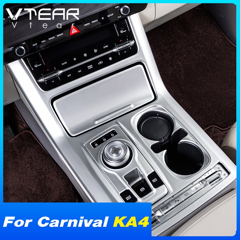 Vỏ Bọc Giá Đỡ Cốc Điều Khiển Trung Tâm Chống Bụi Trang Trí Nội Thất Xe Hơi Kia Carnival KA4 2022