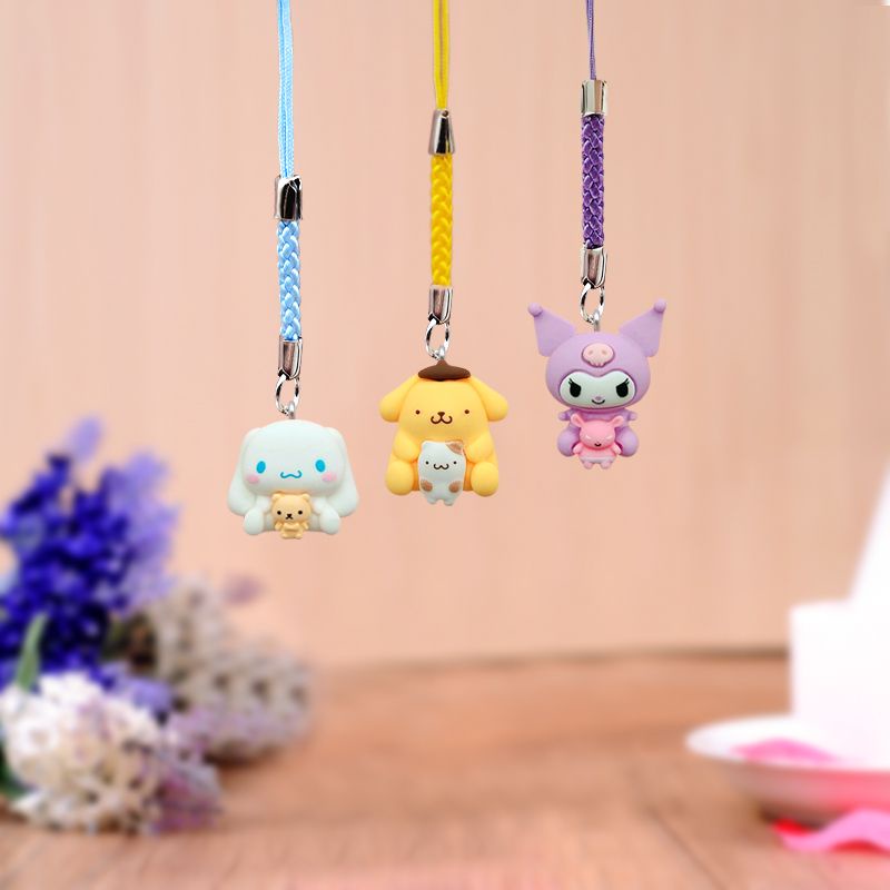 Móc Điện Thoại Hình Kuromi Hoạt Hình Dễ Thương