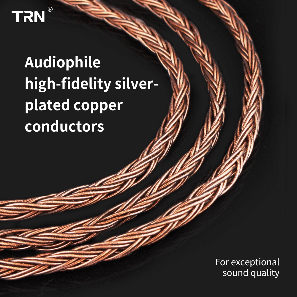 Dây cáp TRN 12 16 lõi 2Pin tiện dụng cho các loại tai nghe