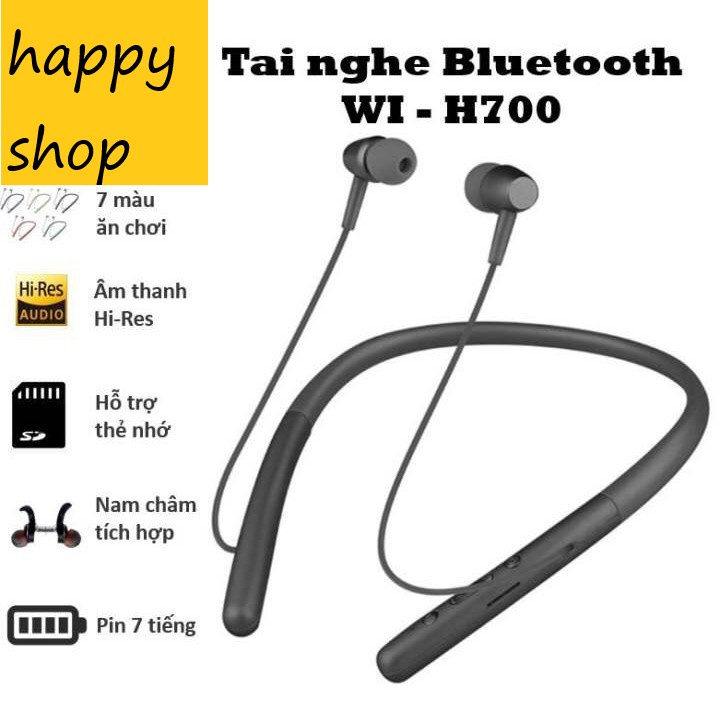 [GIÁ SỈ ] BH 6 THÁNG TAI NGHE BLUETOOTH SONY WI-H700, ÂM THANH ĐỈNH CAO, PIN CẢ NGÀY, TAI NGHE KHÔNG DÂY H700.HAPPY SHOP