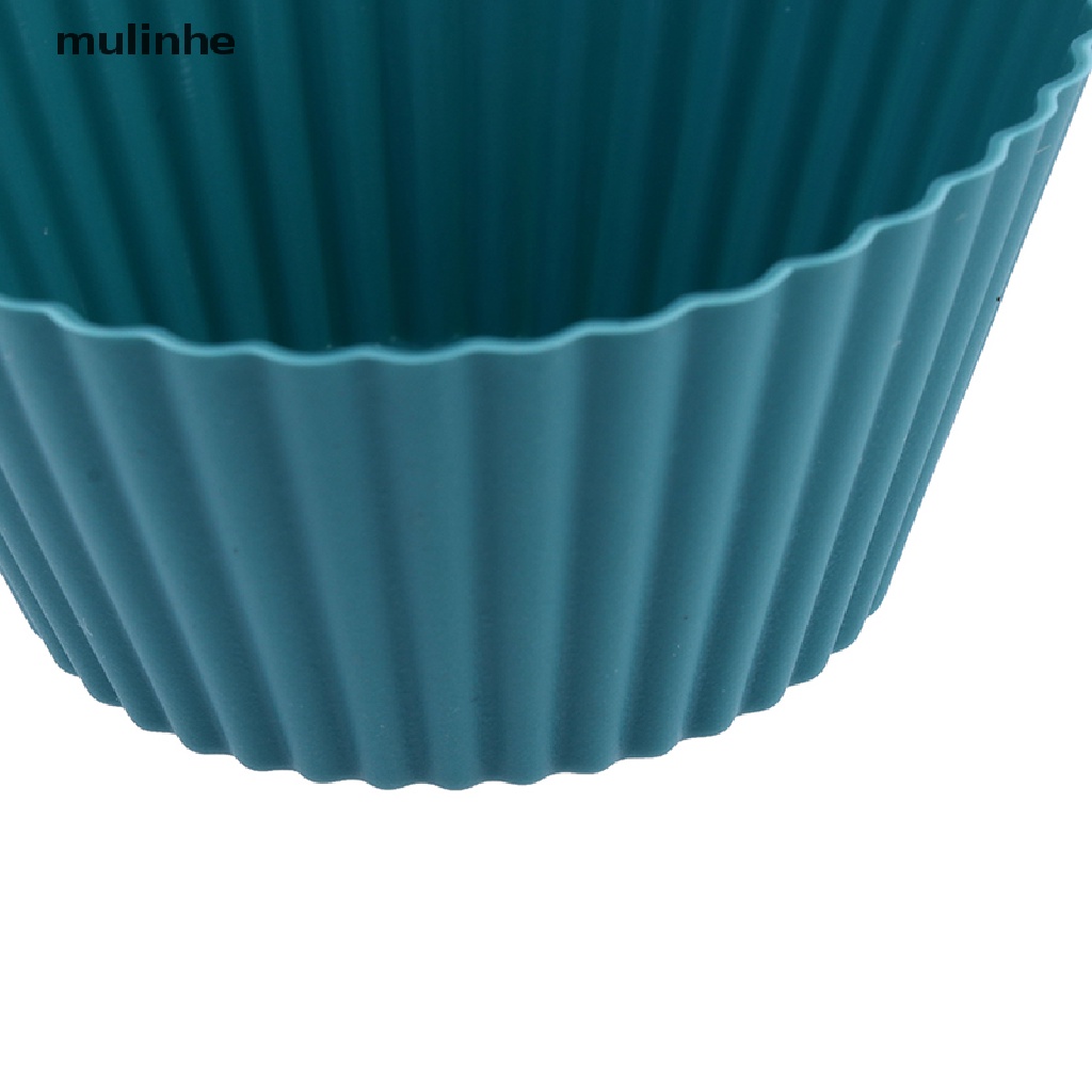 Set 12 Khuôn Silicon Làm Bánh Muffin Tái Sử Dụng Tiện Lợi vn