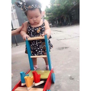 Xe Gỗ Tập Đi Cho Bé