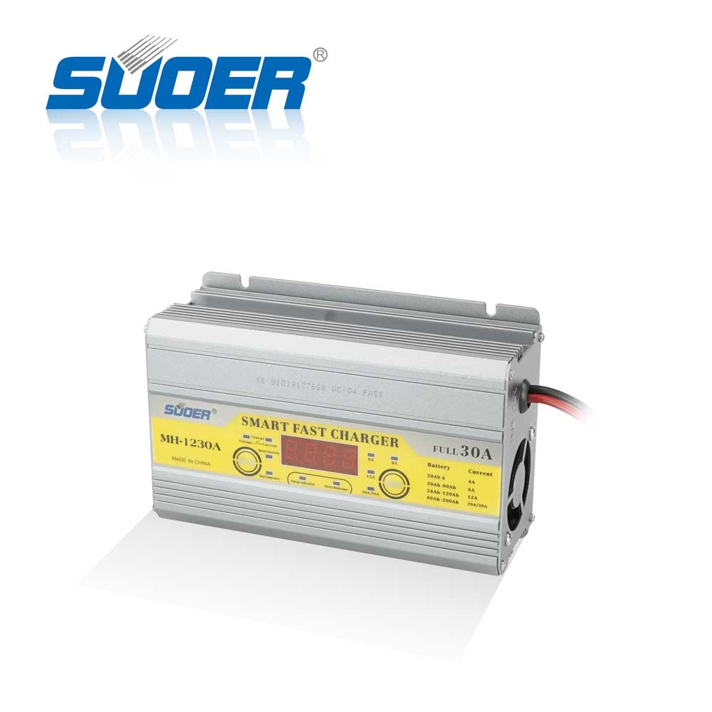 Bộ sạc thông minh Suoer 12V 30A tự động bộ sạc ắc quy từ 2Ah đến 200Ah MH-1230A