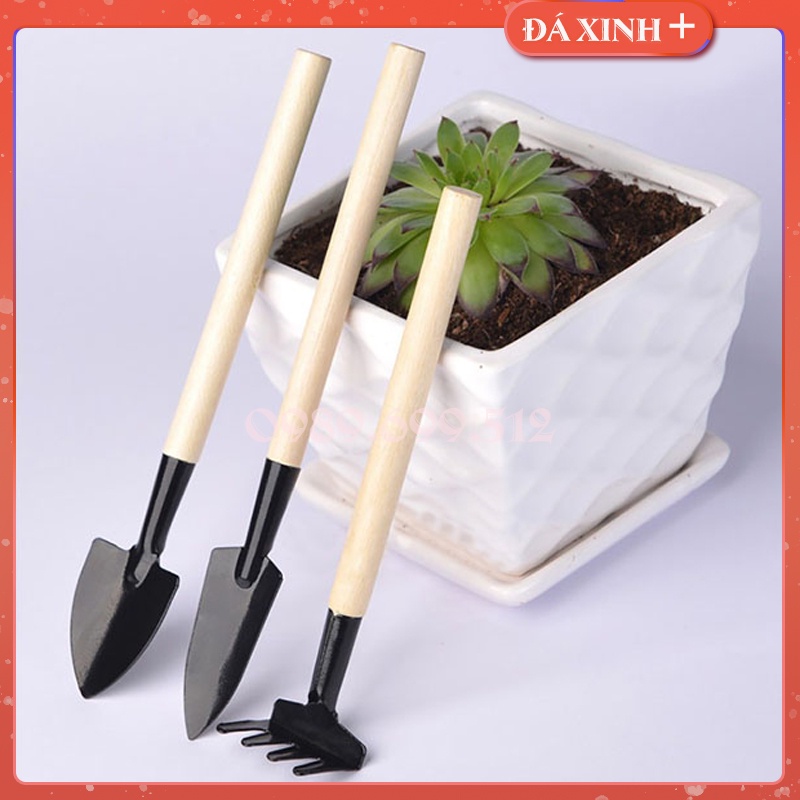 Bộ Dụng Cụ Làm Vườn 3 Món Mini Tiện Dụng