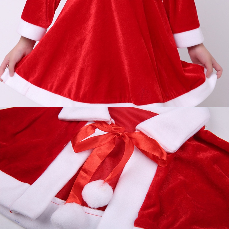 Bộ Đồ Hóa Trang Ông Già Noel Xinh Xắn Cho Bé Trai Gái