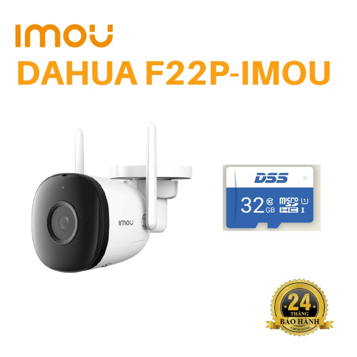 Camera IP hồng ngoại không dây 2.0 Megapixel DAHUA F22P-IMOU