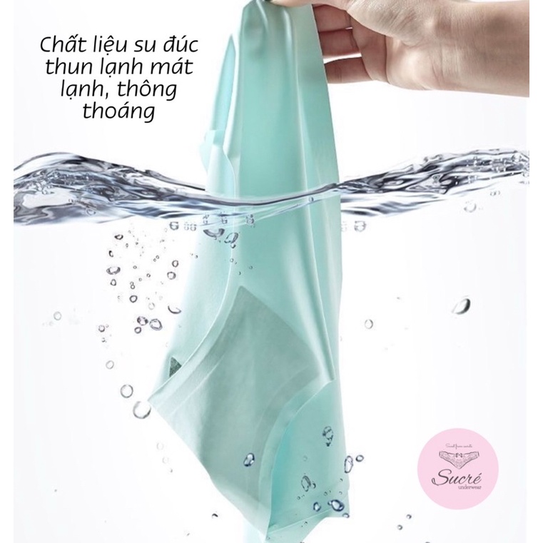 Quần Lót Nữ Su Đúc Thun Lạnh Kháng Khuẩn Không Đường May Thoáng Khí SD02