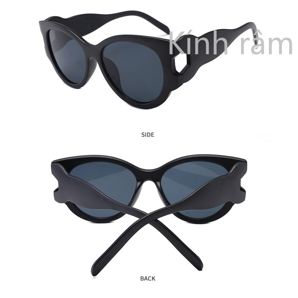 Kính mát mắt mèo oversize thiết kế hợp thời trang