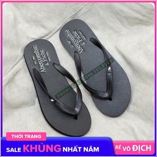 Flat Sale - Dép tông dép kẹp xỏ ngón nam tông nam màu đen hàng Thái Lan