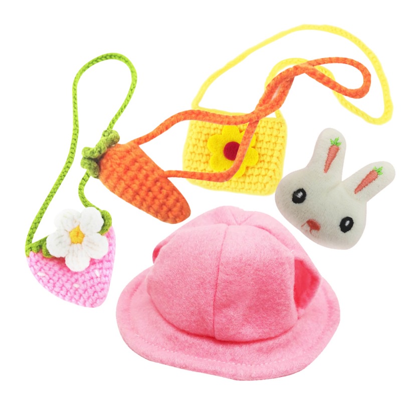 Set Áo Liền Quần + Mũ + Dây Dắt Hình Tai Thỏ Dễ Thương Dành Cho Thú Cưng