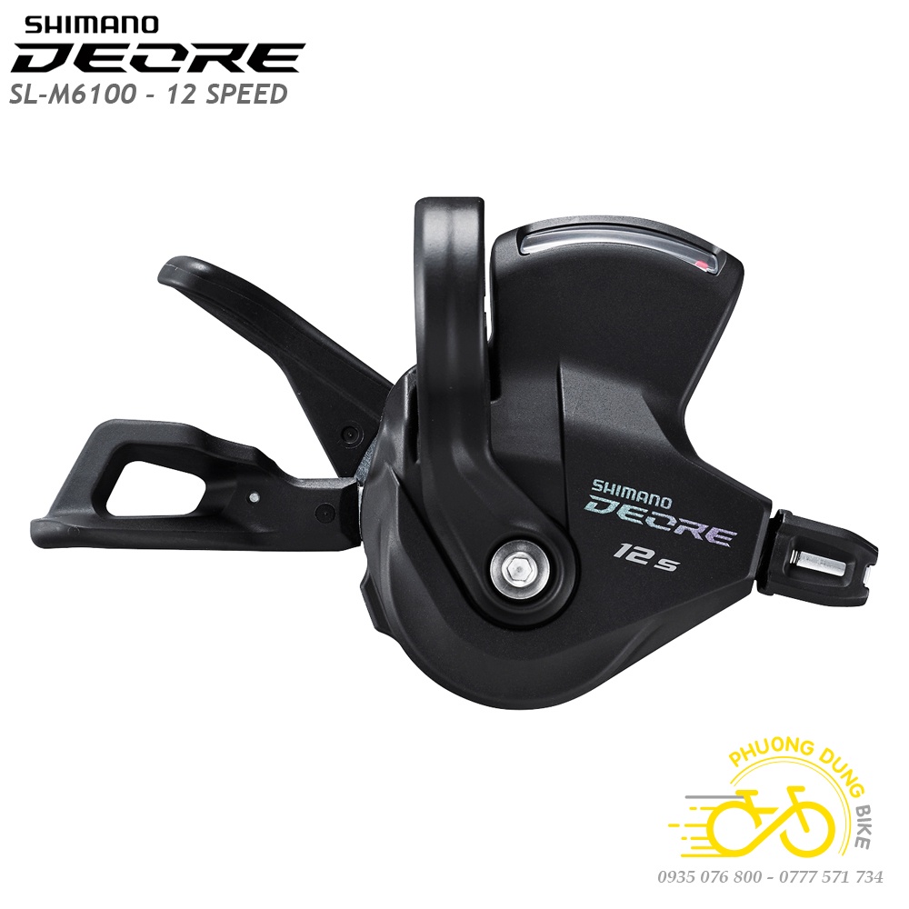 Bộ tay đề bên phải, củ đề xe đạp SHIMANO DEORE M6100 12 Speed - Hàng chính hãng