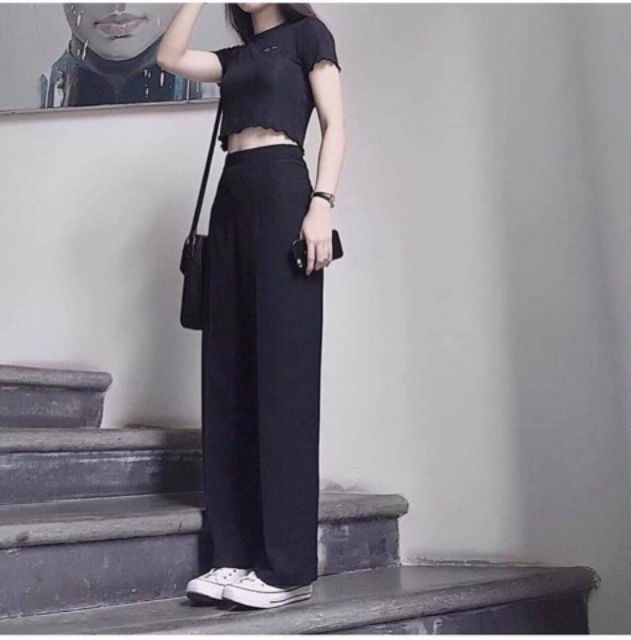 Quần ống rộng culottes- 3 màu xinh | BigBuy360 - bigbuy360.vn