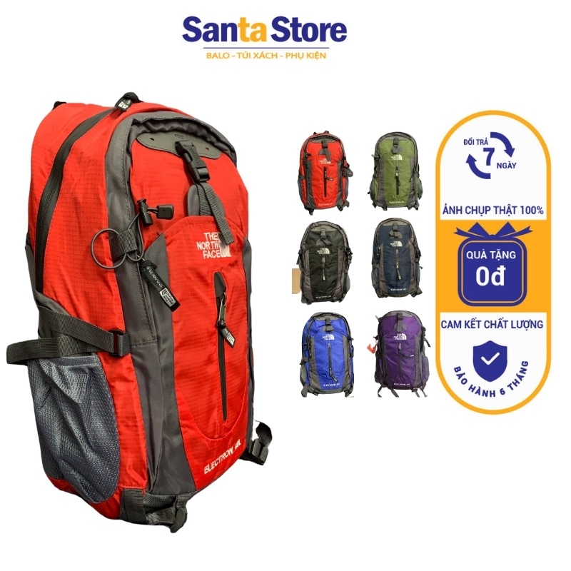 Balo nam thời trang cao cấp TNF Electron 40L đựng laptop, đồ du lịch, đi làm đi chơi kiểu dáng thể thao SANTA STORE