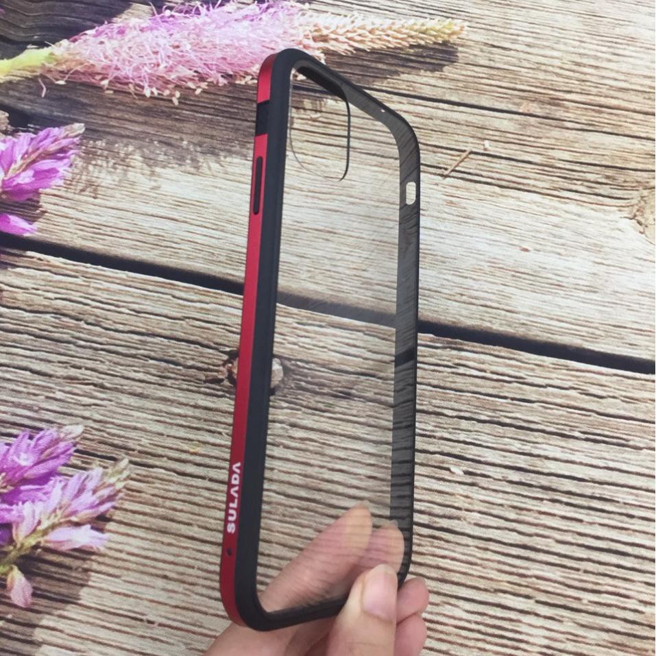 ỐP IPHONE LƯNG TRONG SULADA VIỀN MÀU ⚡️IPHONE 11 / PRO / MAX ⚡️