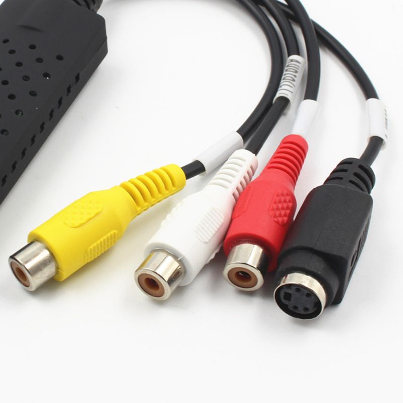 Thiết bị chuyển đổi video USB 2.0 dễ dàng lên đến cap video Tv Dvd Vhs Dvr hỗ trợ Win10