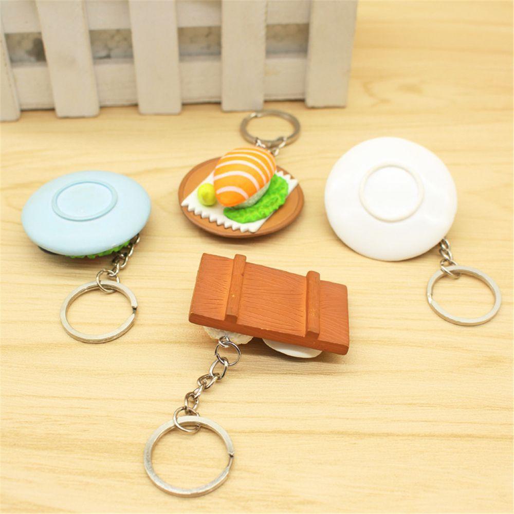 Móc Khóa Hình Sushi Dễ Thương Bằng Hợp Kim