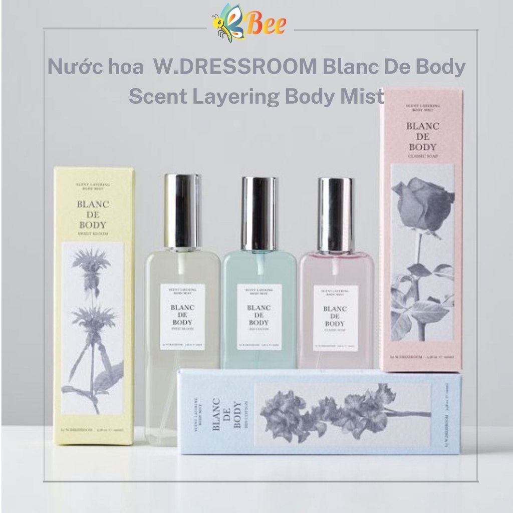 Nước hoa W.DRESSROOM Blanc De Body Scent Layering Body Mist