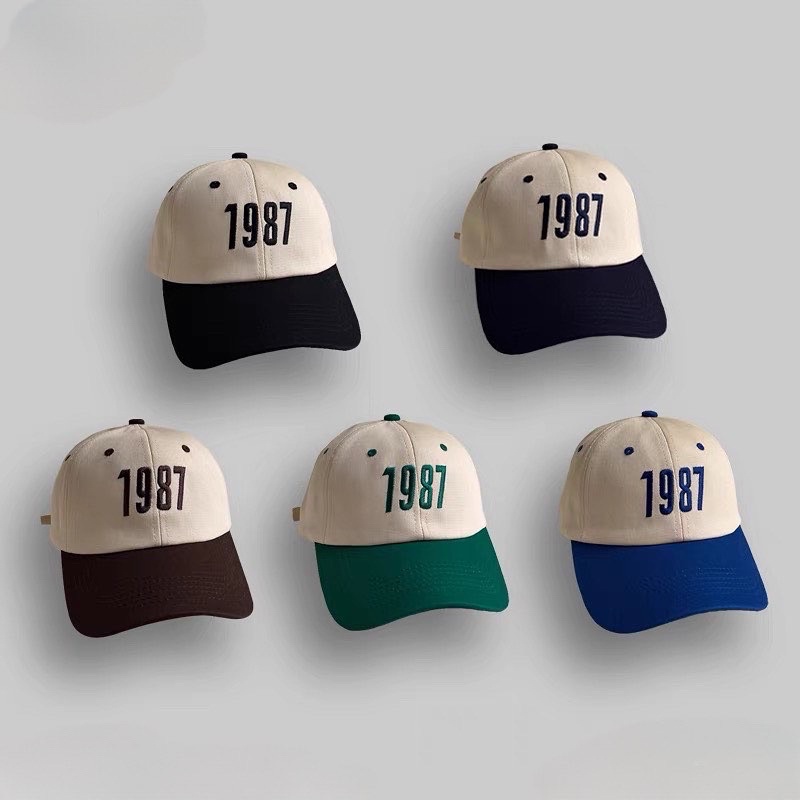 Nón kết nam nữ,thêu chữ 1987 5 màu