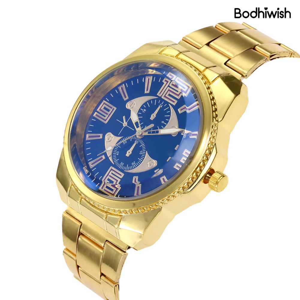 Đồng Hồ Đeo Tay Dây Kim Loại Thời Trang Cho Nam