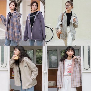 Order | Áo khoác ulzzang hai mặt