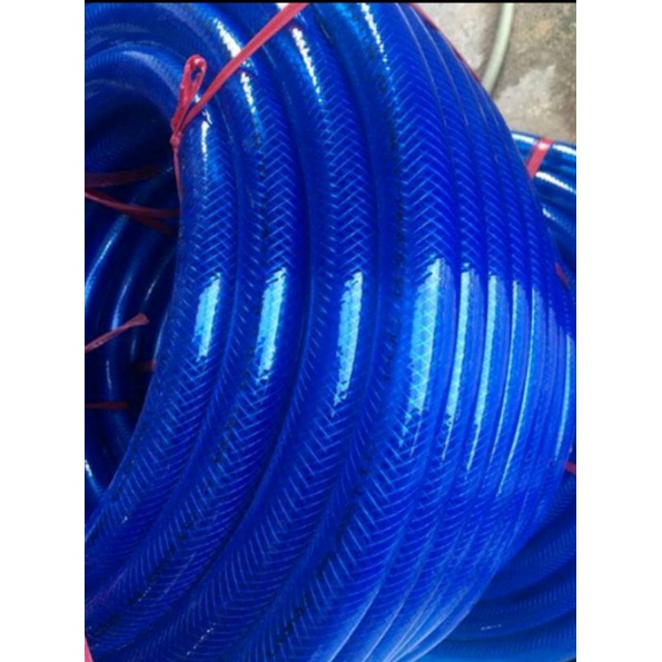 Ống nước nhựa dẻo màu xanh 2 lớp nhựa 1 lớp lưới phi 16 phi, 18mm 25mm ~ ống phi27pvc