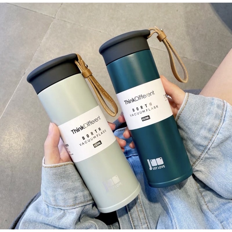 Bình Giữ Nhiệt Think Diferent 450ml-Inox 304 kiểu dáng trẻ trung,giữ nhiệt nóng/lạnh