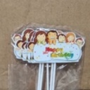 Set 10 Túi Thẻ Cắm Happy Birthday