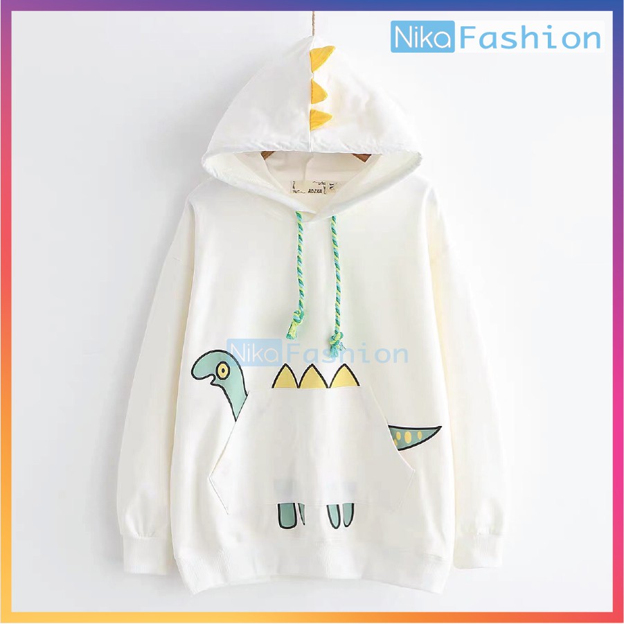 Nikafashion Áo Hoodie Nón Unisex Nam Nữ Chất Vải Nỉ Freesize 1 kích cỡ Form Dáng Rộng Dưới 65kg Mặc Đẹp K.L.O.N.G.T.Ú.I | BigBuy360 - bigbuy360.vn