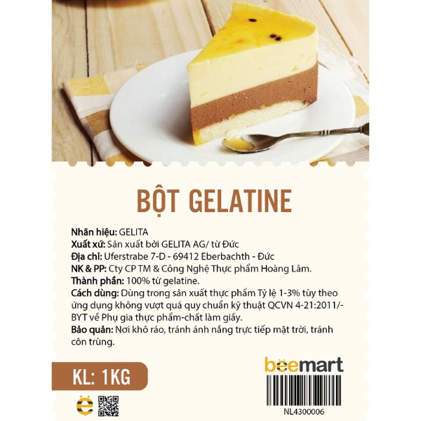 Bột Gelatine 1kg