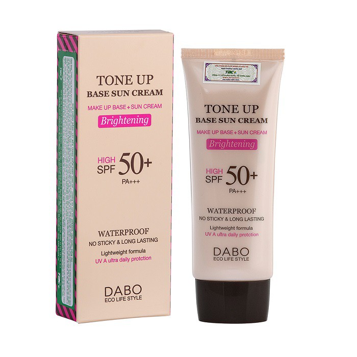 Kem chống nắng nâng tone Dabo Tone Up Base Sun Cream Brightening SPF50 70ml