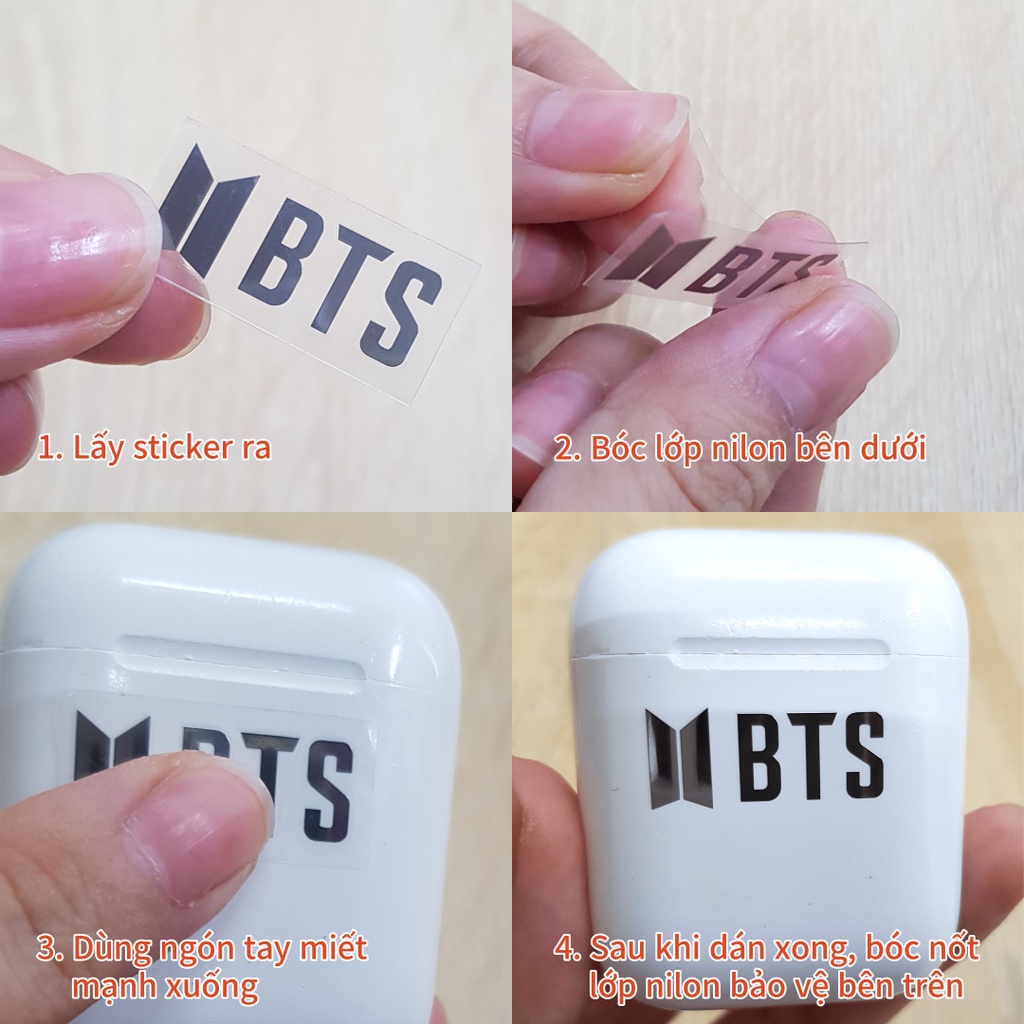 Miếng dán chống bức xạ điện thoại – Sticker BTS/ Made in Korea