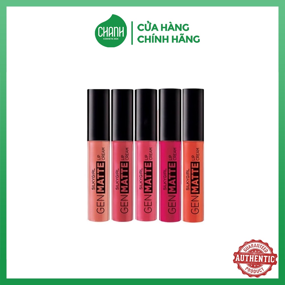 Son Kem Lì Nhẹ Môi Cấp Ẩm SILKYGIRL Gen Matte Lip Cream