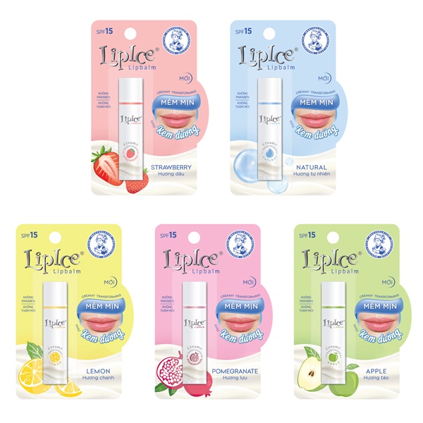 Son dưỡng không màu LipIce Lipbalm SPF15 4.3g