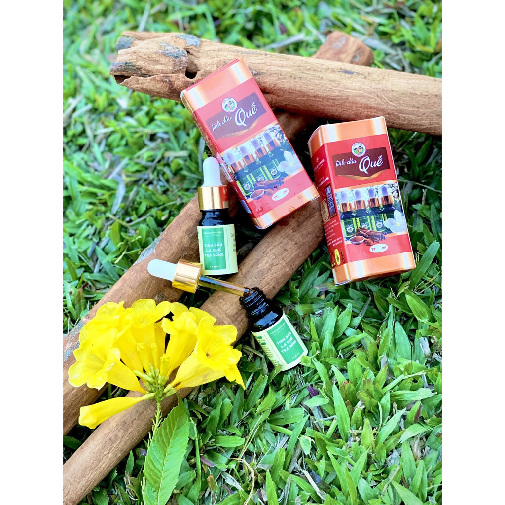 Tinh Dầu Lá Quế Nguyên Chất - Hương Quế Trà Bồng 10ml