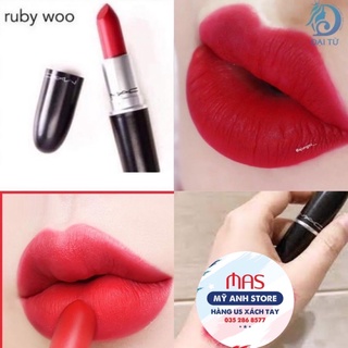 [ CHÍNH HÃNG ] Son MAC 707 Ruby Woo đỏ thần thánh