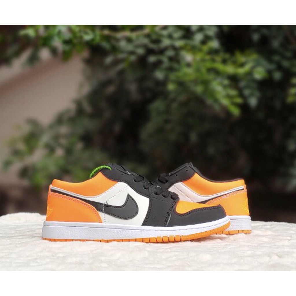 [Full box+bill] Giày jordan cam trắng cổ thấp full size nam nữ | BigBuy360 - bigbuy360.vn